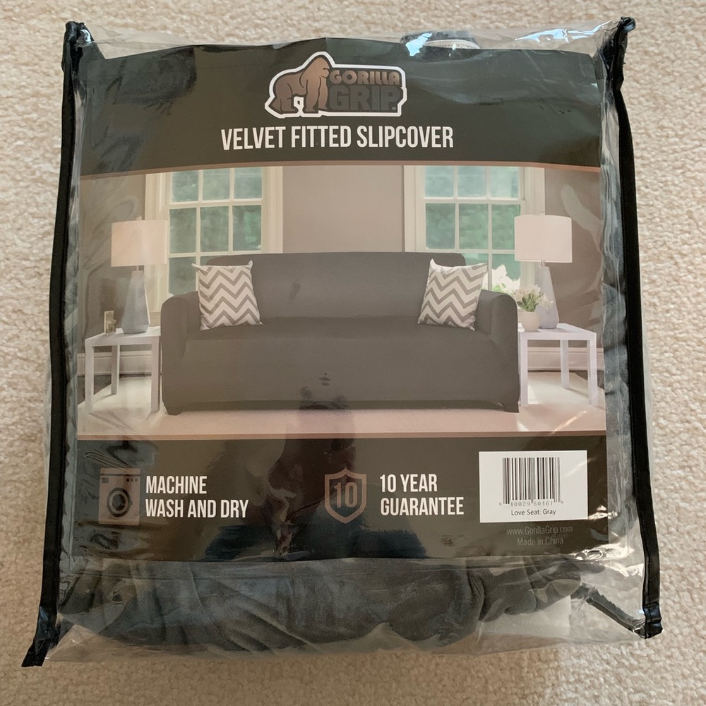 Velvet Loveseat Slipcover